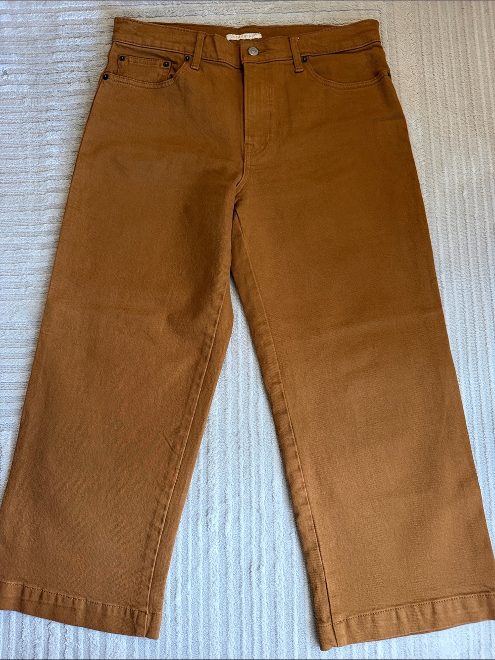 Lucky Brand Wide Leg Mid Rise Crop Pants - Size 30